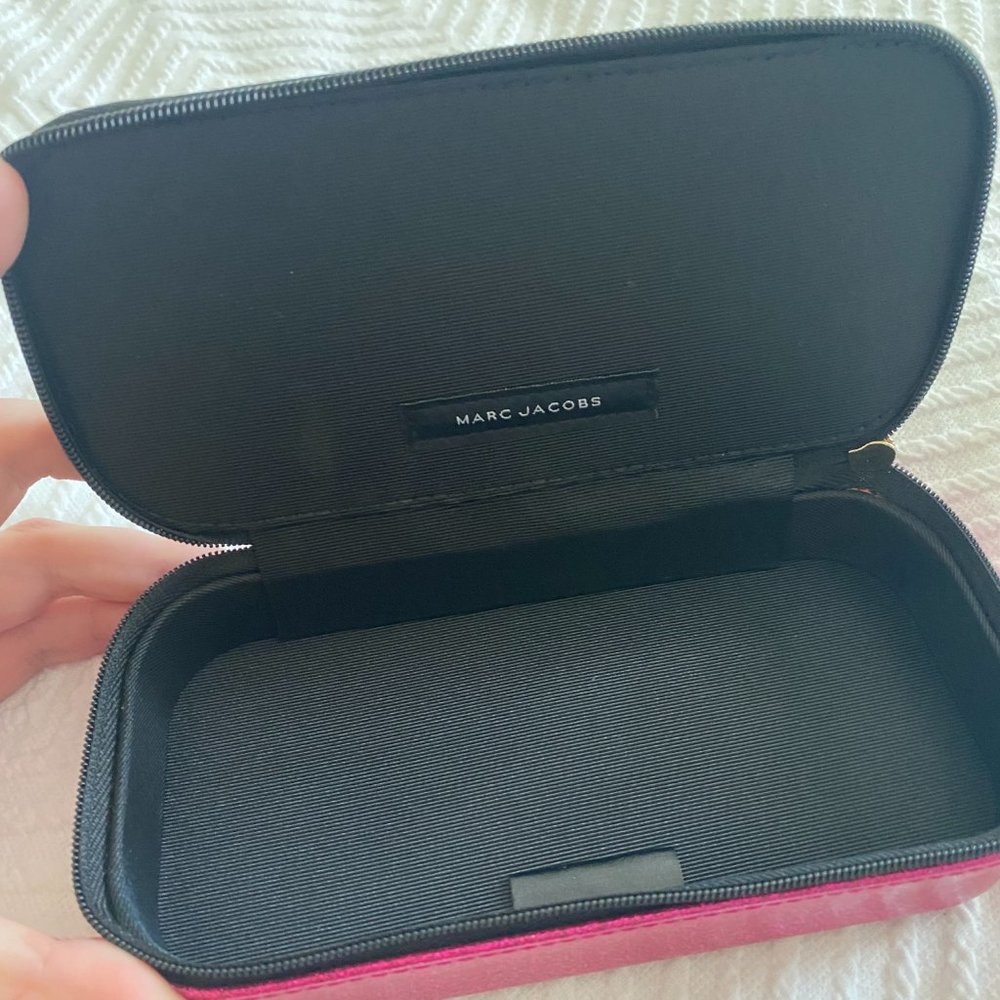 Marc Jacobs Pink and Black Leopard Print Clutch - Picture 2 of 8